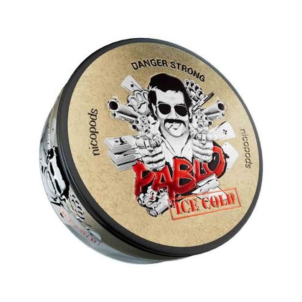 Pablo Ice Cold nicotine pouch tin